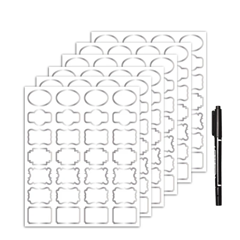 

Съемная прозрачная этикетка для специй