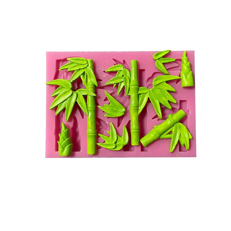 

Plant Bamboo Leaf Shape Silicone Mold Fondant Veiner Molds Sugarcraft Chocolate Cake Decorating Baking Tools Clay Gumpaste Mould