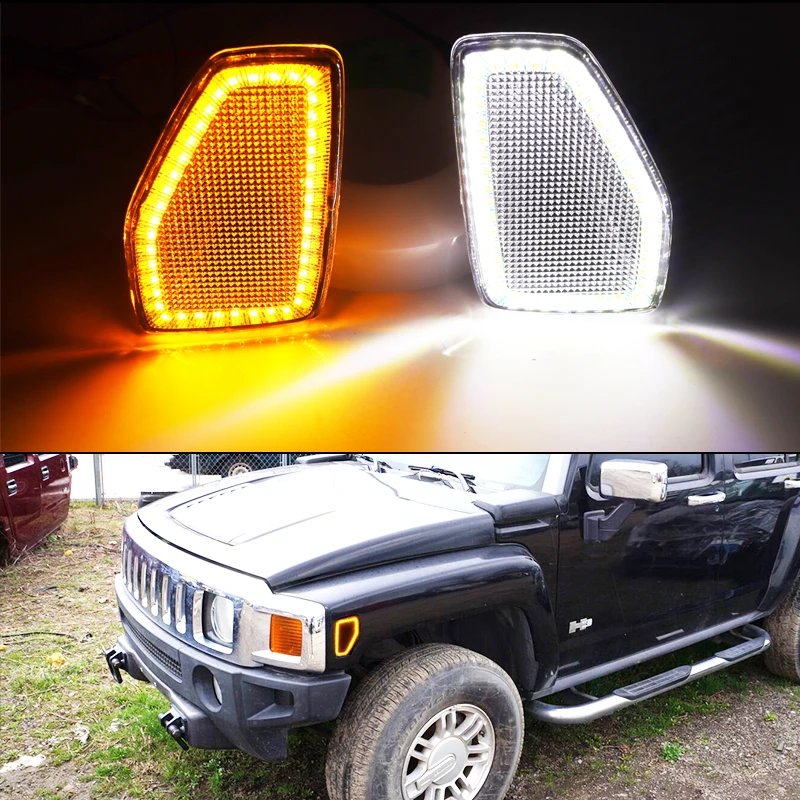 Боковые габаритные огни iJDM для 2005/2006-2010 Hummer H3 все модели 2009-2010 H3T указатели