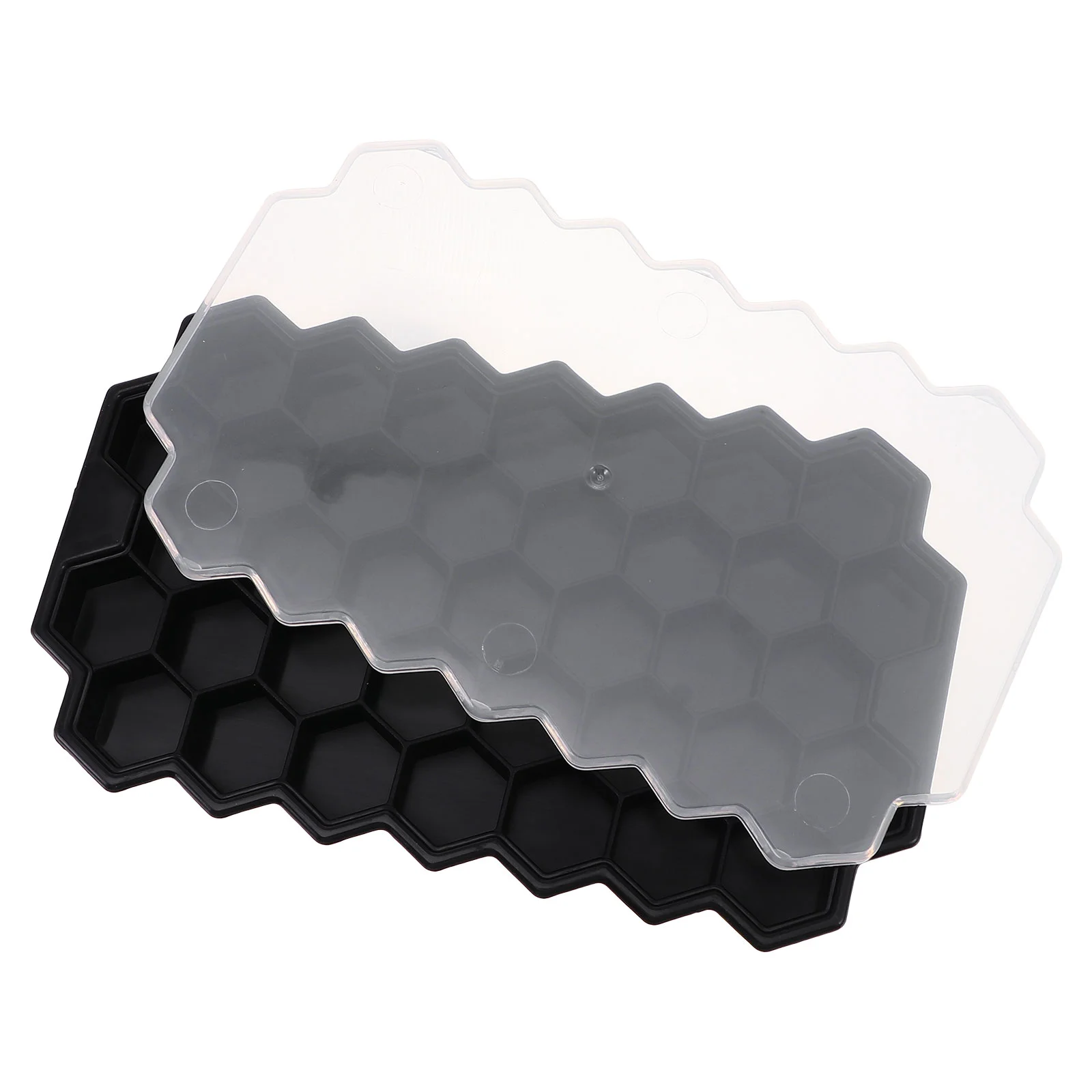 

1Pc Practical Silicone Ice Mold Honeycomb Ice Mold Home Kitchen Supply with Lid