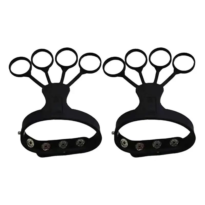 

Silicone Finger Grip Strength Trainer Finger Strengthener Adjustable Guitar Finger Stretcher 6.6LB-21LB For Climbers Golfers