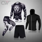 Мужская спортивная одежда, компрессионные костюмы, комплект одежды для тренировок, бега, спорта, бега, тренировок, тренажерного зала, колготки, баскетбольные леггинсы