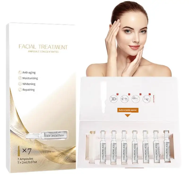 

Face Serums Ampoule Serums Tightening Firming Nourishing Moisturizing Essence Treat Fine Lines Brighten Facial Skin