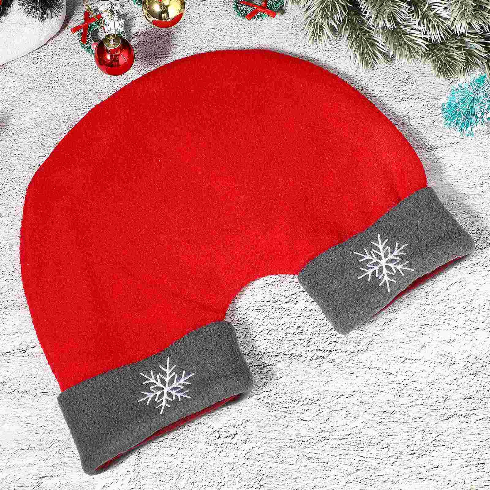 3 шт. флисовые перчатки для женщин зимние варежки рождественские красные милые