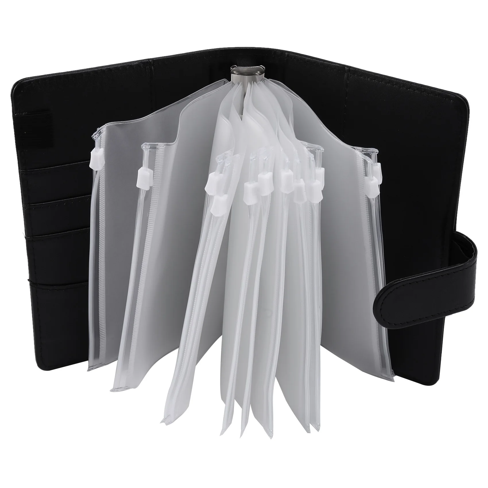 

12 Pieces Of Transparent Plastic A6 Binder Envelopes,Waterproof Cash Budget Envelope System,With Label Stickers