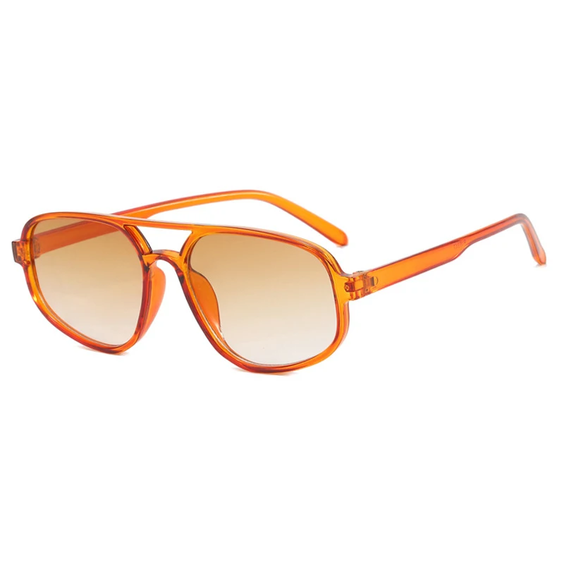 Женские прозрачные авиационные солнцезащитные очки Borwn женские и мужские