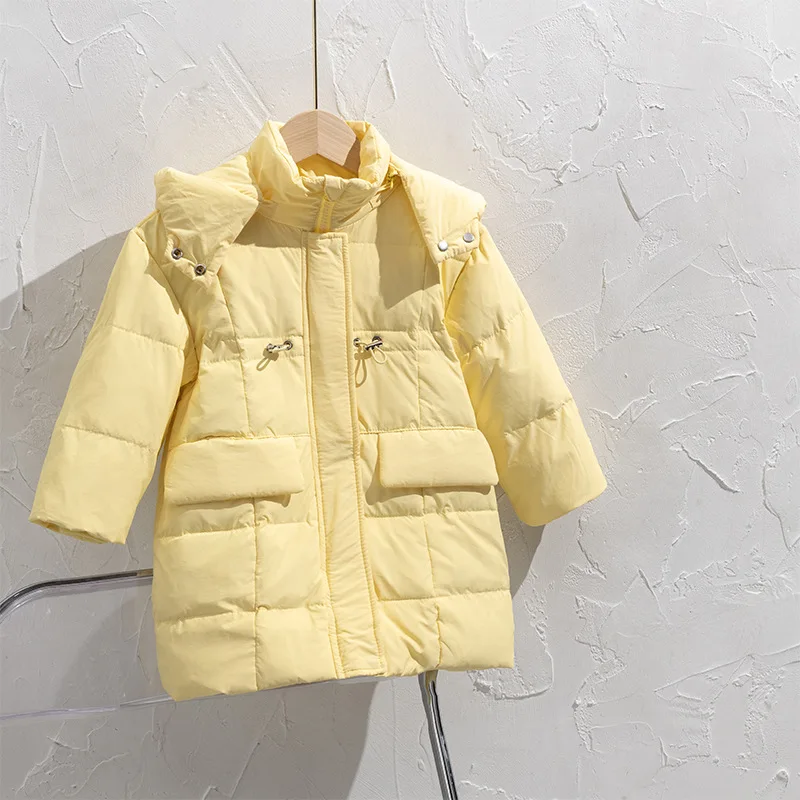 

2022 Winter Children's Cotton-padded Jacket Warm Coat for Boys and Girls 211002