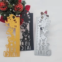 pans 2022 new knife mold animals ruler cutting dies for scrapbooking embossing diy manual photo album tool carbon steel decor