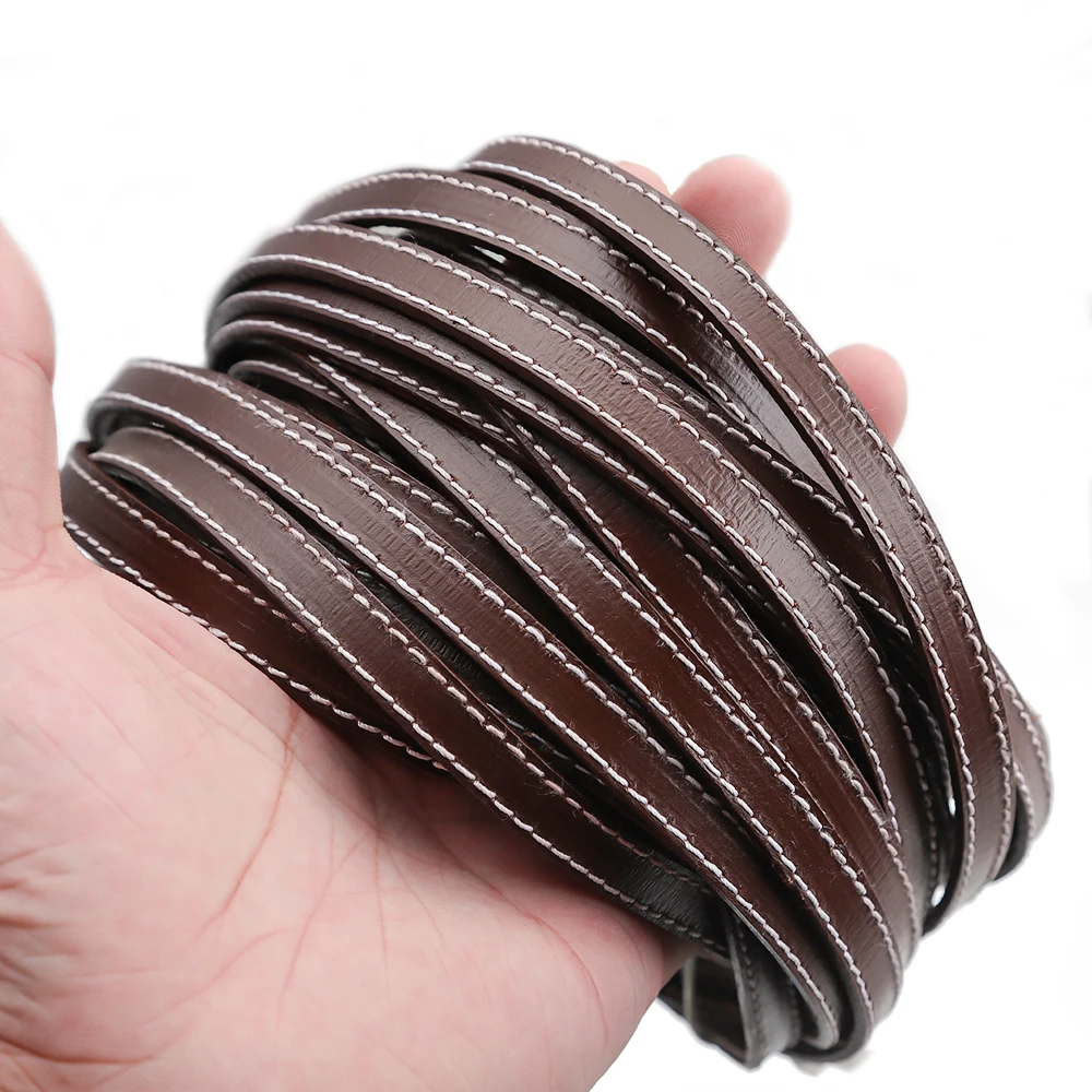 Шнур из натуральной кожи 2 м 10 х2 мм |