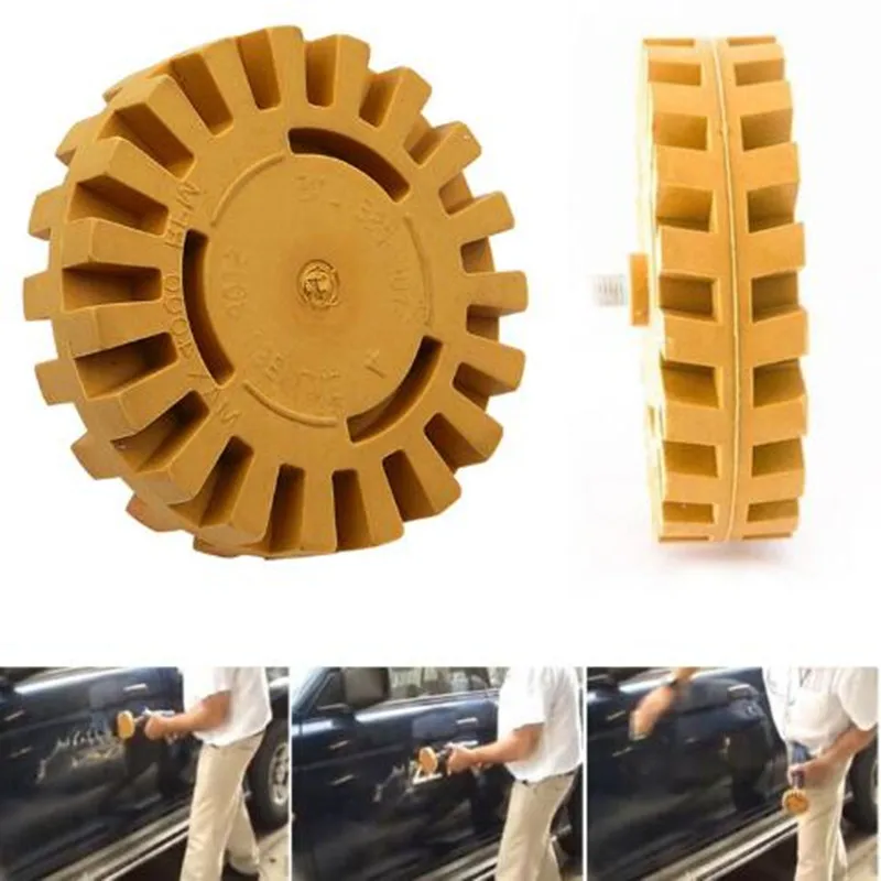 

Car Pneumatic Rubber Eraser Wheel Pad Rubber Disk Decal Eraser Wheel Car Sticker Remover Paint Cleaner Car Polish Auxiliary Tool