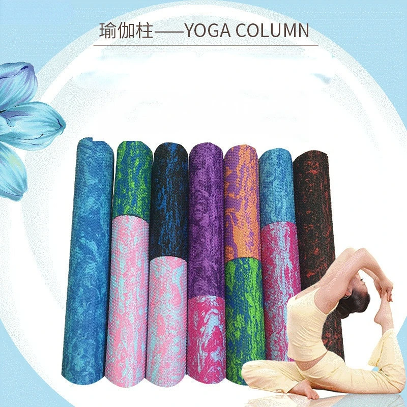 

45/60 см Радужный ролик из пены для йоги пилатеса блок высокой плотности