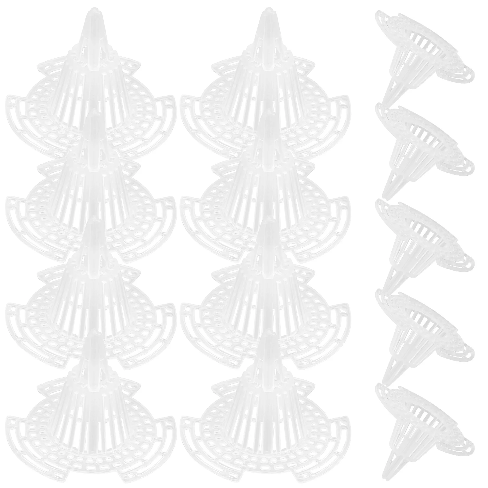 

25 Pcs Cone Flower Pot Hole Mesh Pads Potted Planter Bonsai Plastic Filters Flowerpot Accessory