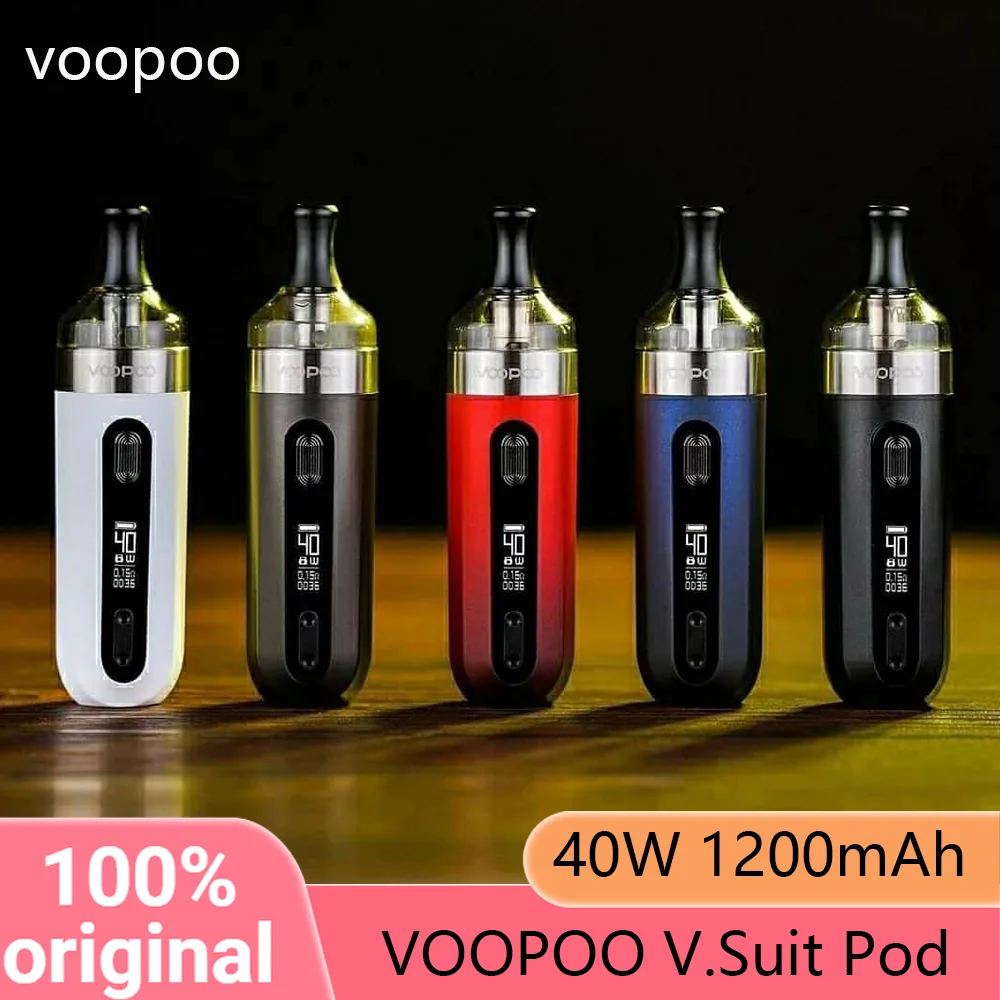 

Original VOOPOO V.Suit Pod Mod Kit MTL Pod 2ml 40W Vape PnP TR1 TM2 Coil 1200mAh Built-In Battery Vaporizer Electronic Cigarette