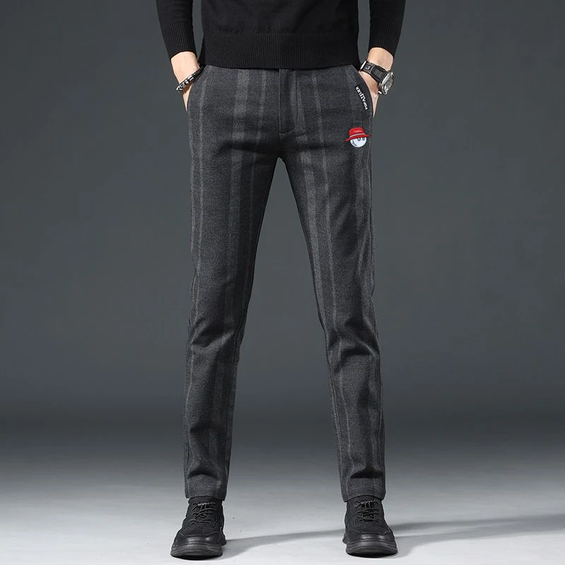 2022 Autumn Winter Men Golf Trousers Horse Malbon Golf Wear J.LINDEBERG Golf Pants Fake Luxury Men's Golf Clothing Stretch Pants