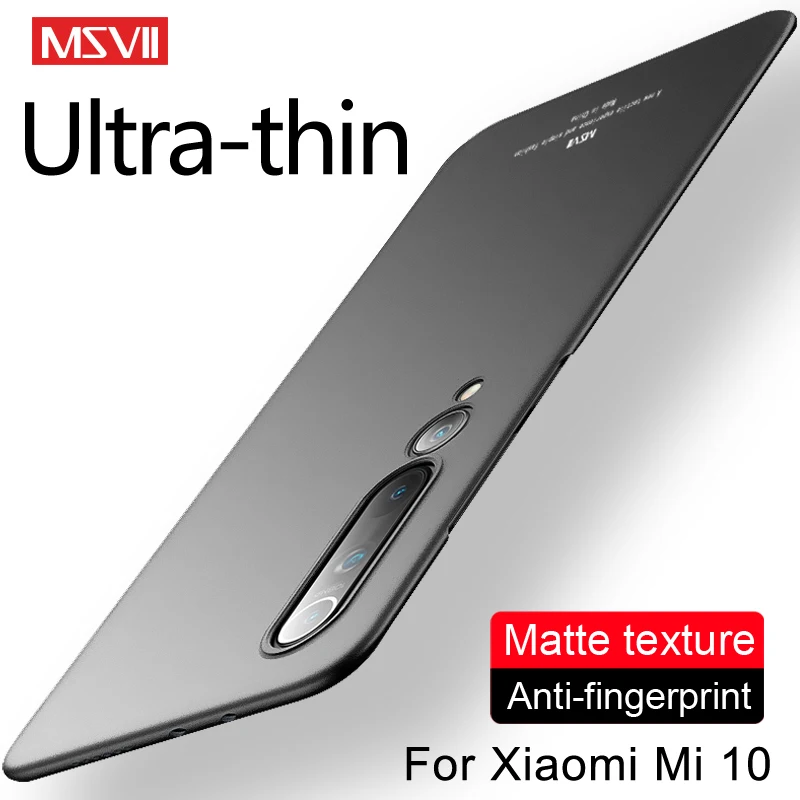 Ультратонкий Жесткий матовый чехол MSVII из поликарбоната для Xiaomi Mi12 Lite Mi12T Mi12X Xiomi Mi