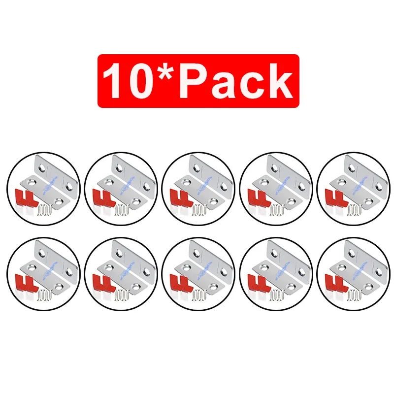 

Магнитные защелки для шкафа серебристого цвета