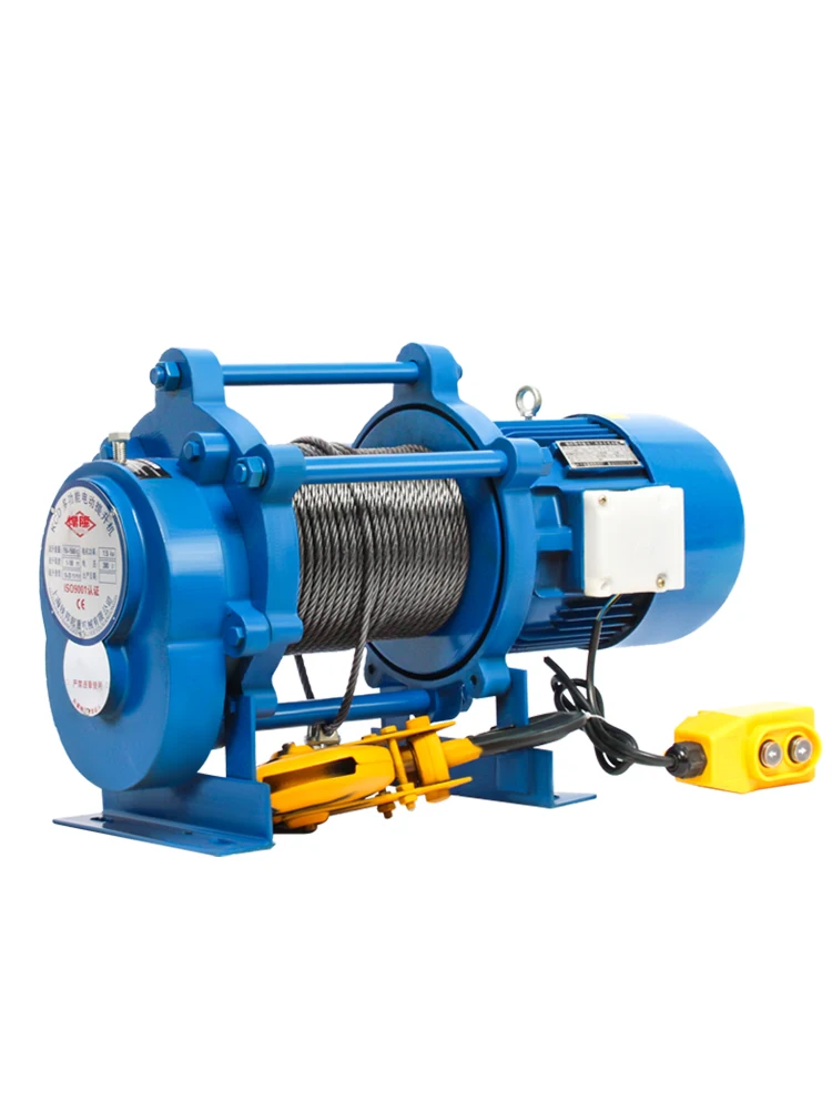 Небольшая электрическая лебедка 1 тонна 2 т многофункциональная Электрический