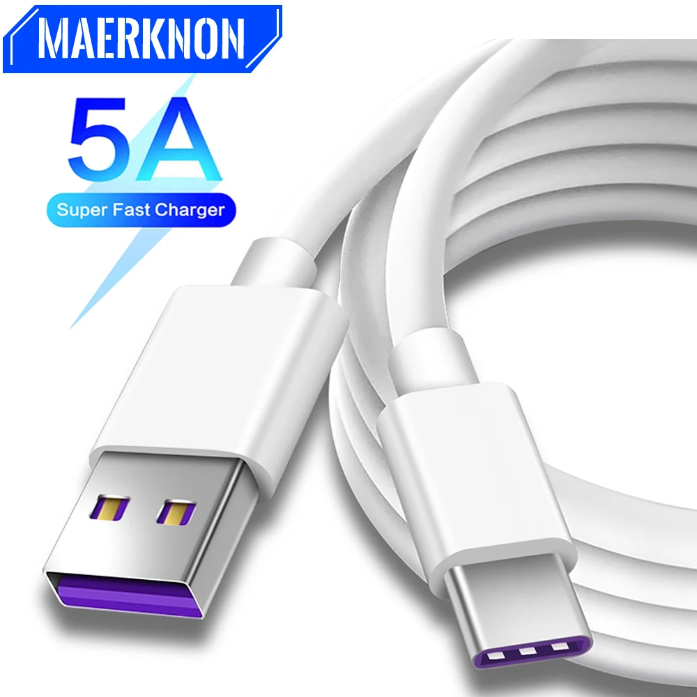 

3M USB Type C Cable 5A Quick Charge 3.0 4.0 For Huawei Samsung Note 9 USB-C Wire Fast Charging Cord Charger Usb c Type-c Data