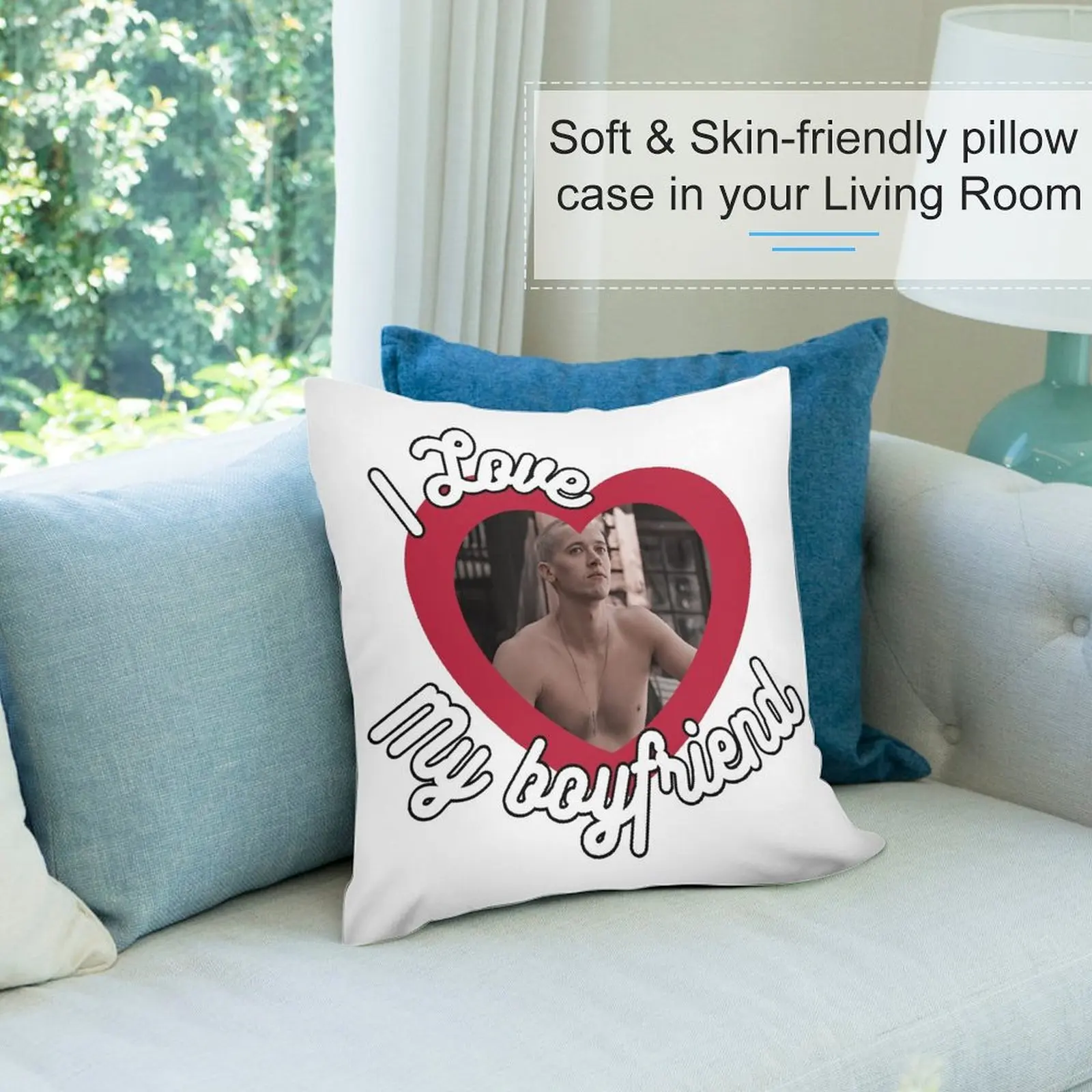 Я люблю своего парня Tom Blyth декоративная подушка рождественские украшения для