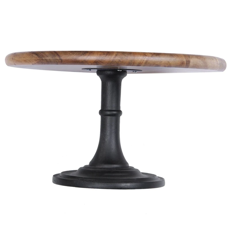 Акция! Подставка для выпечки тортов из твердого дерева ручная полировка высокий