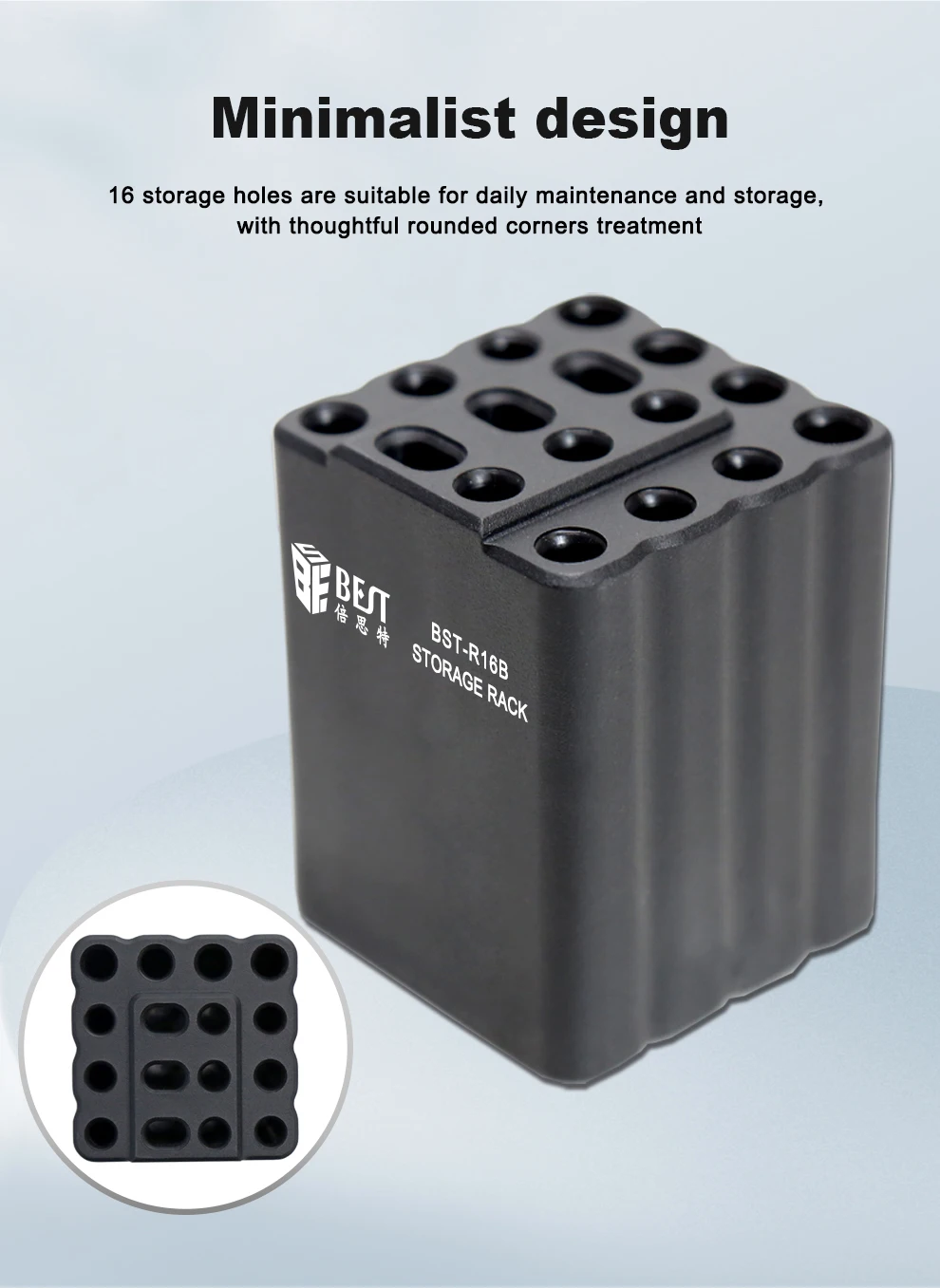 

BST-R16B Ящик для хранения жал паяльника