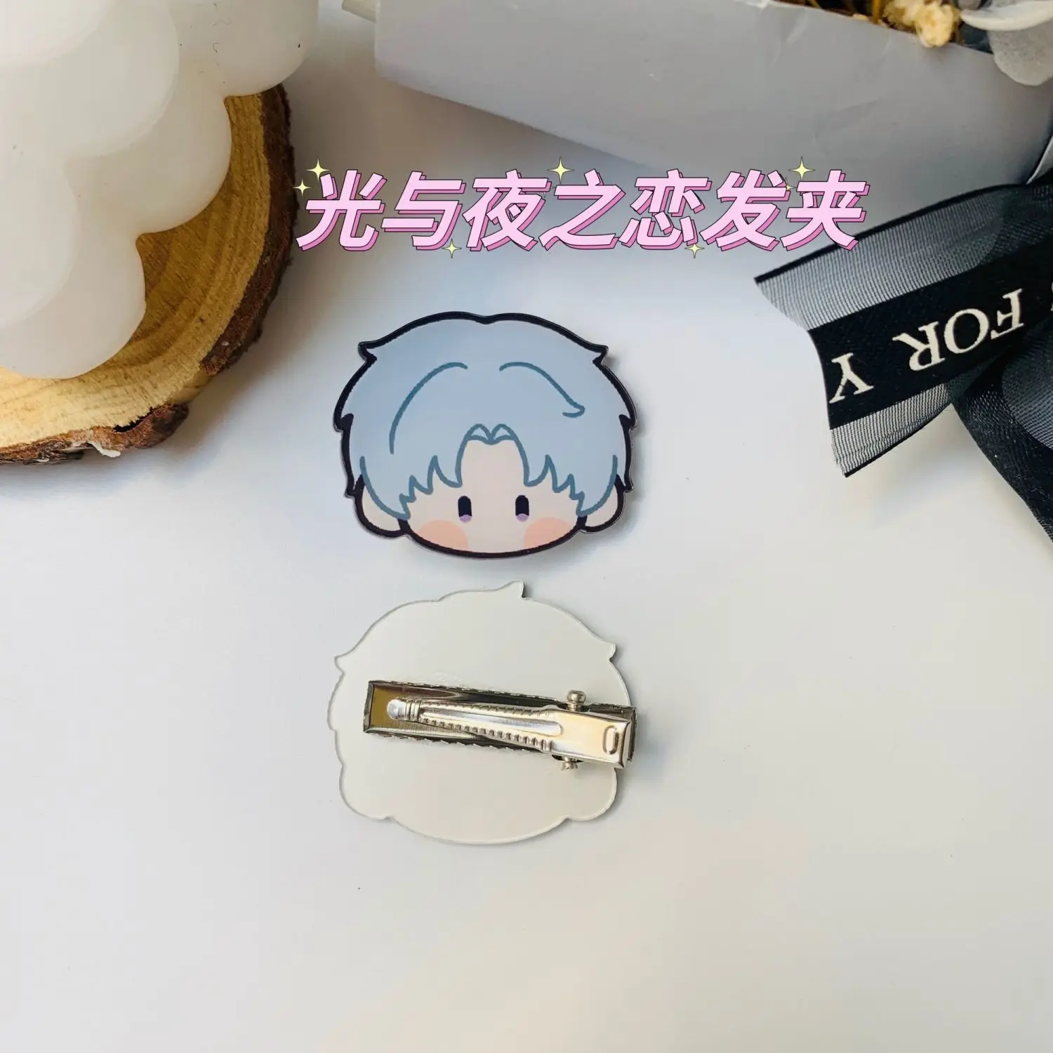 Женская и Ночная заколка для волос с изображением героев аниме Osborn Эвана