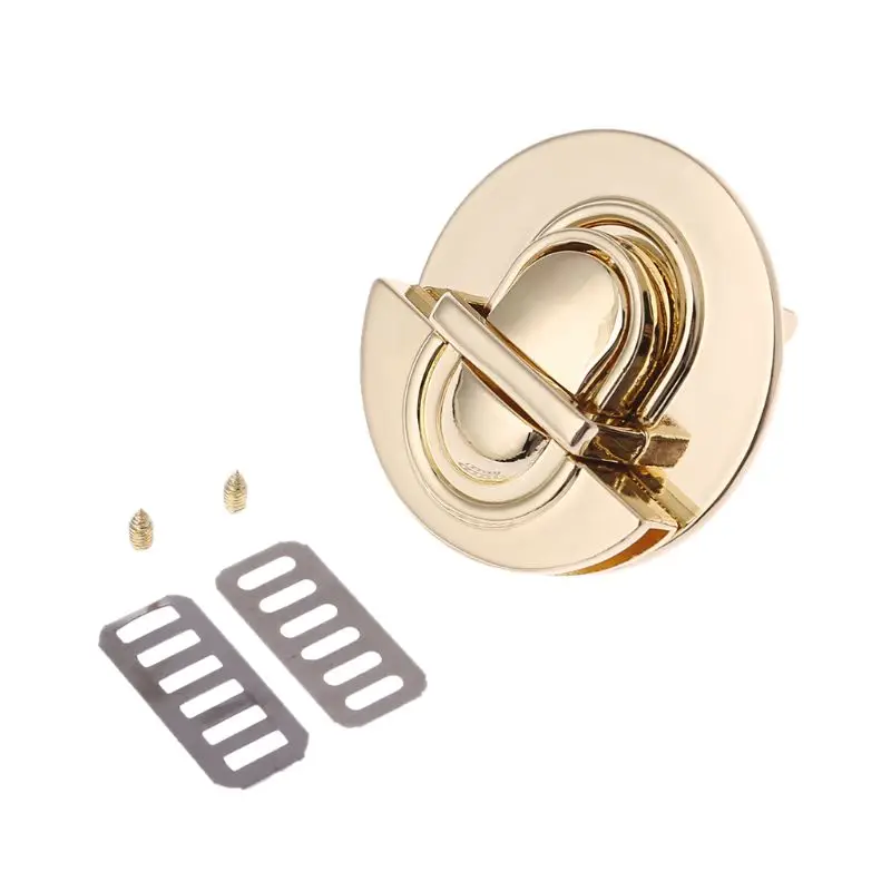 

Metal Clasp Turn Lock Twist Locks for DIY Hardware Handbag Shoulder Bag Purse
