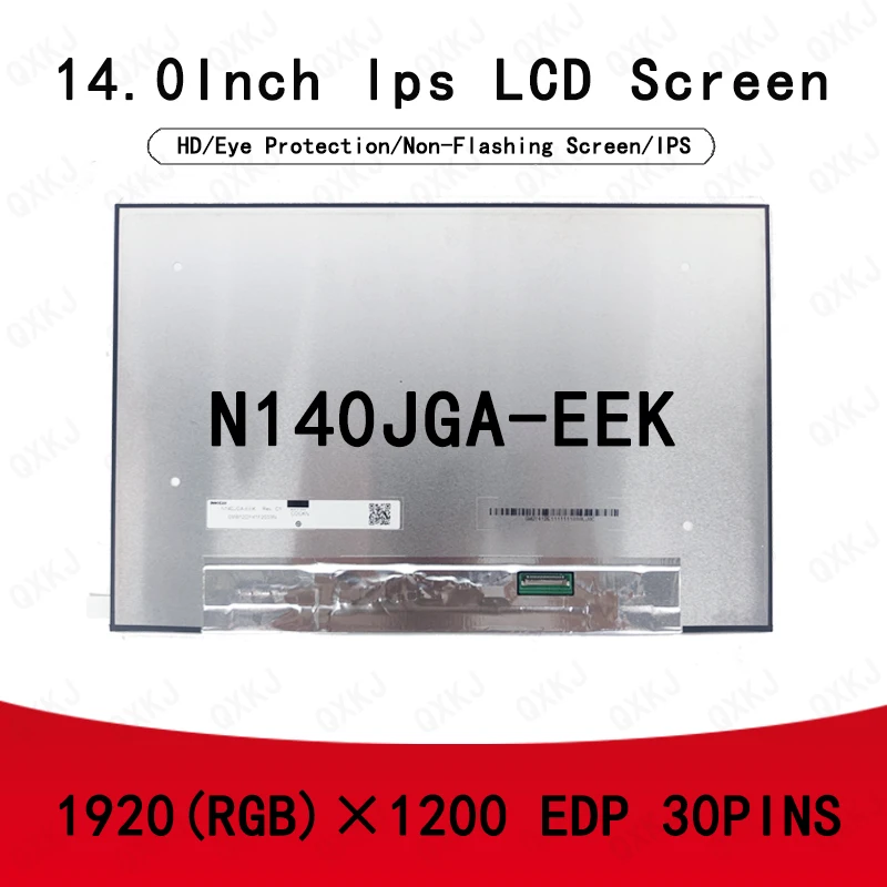 30pin N140JGA-EEK 14.0 inch 1920*1200 Wholesale LCD Panel Laptop Monitor Replacement Screen