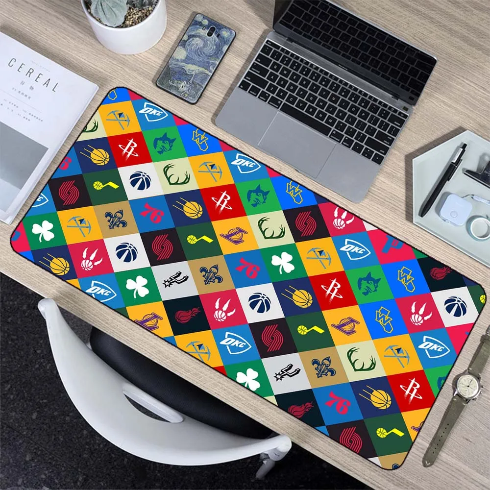 

Team Logo Team Logo Team Logo Mouse Pad Computer Game Accessories Table Pad Thickened Desktop Notebook Office Keyboard Mouse Pad