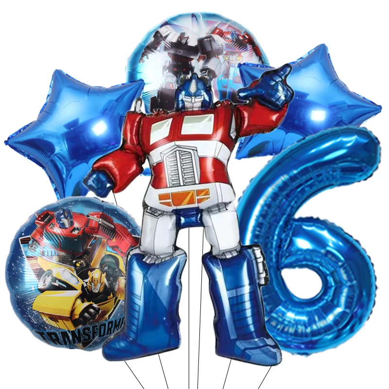 

6 шт. цифровые шары Optimus Prime Bumblebee MINISO