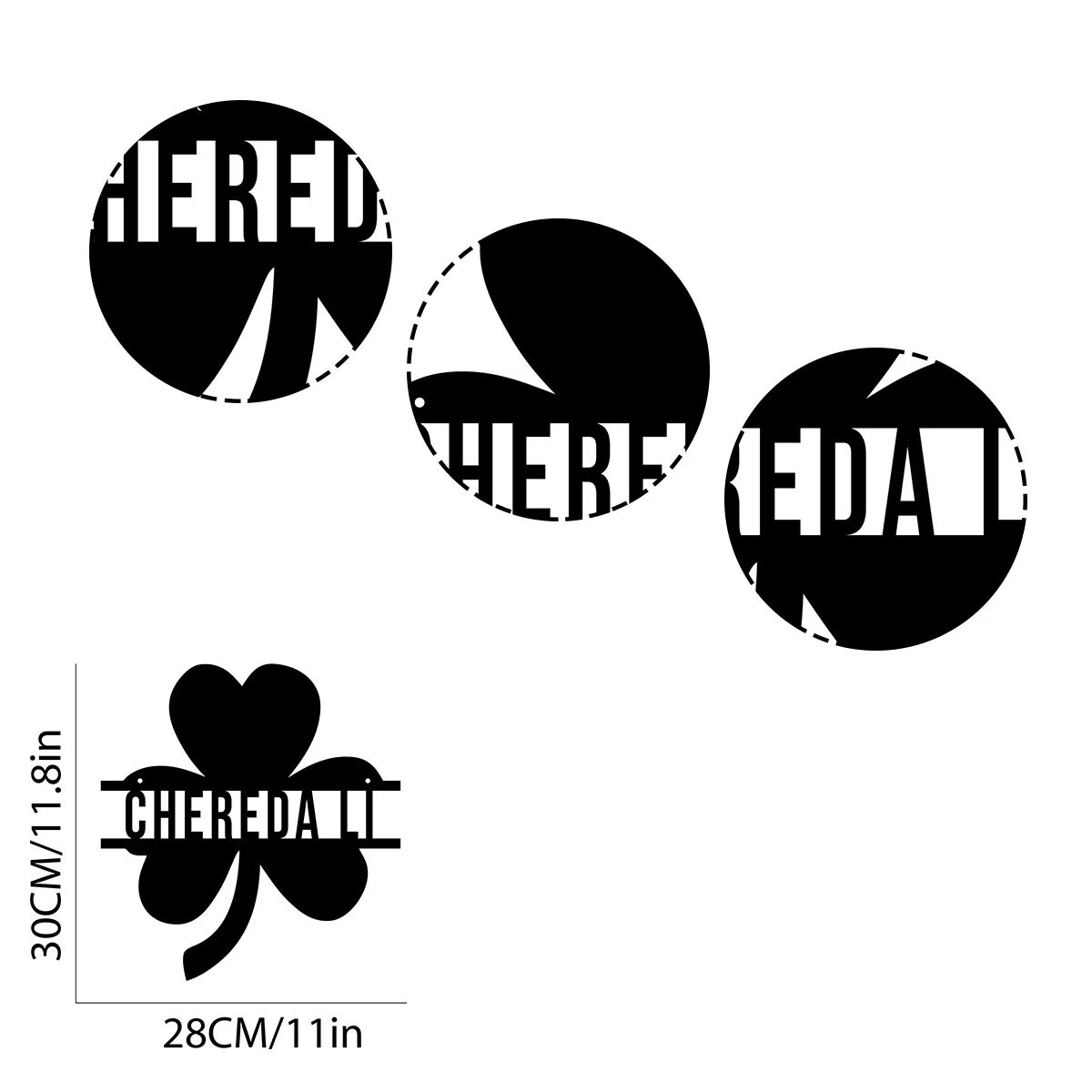 Изготовленная на заказ металлическая вывеска день Святого Патрика в виде