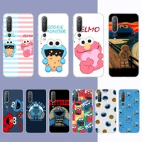cartoon cute sesame cookie monster phone case for samsung s21 a10 for redmi note 7 9 for huawei p30pro honor 8x 10i cover