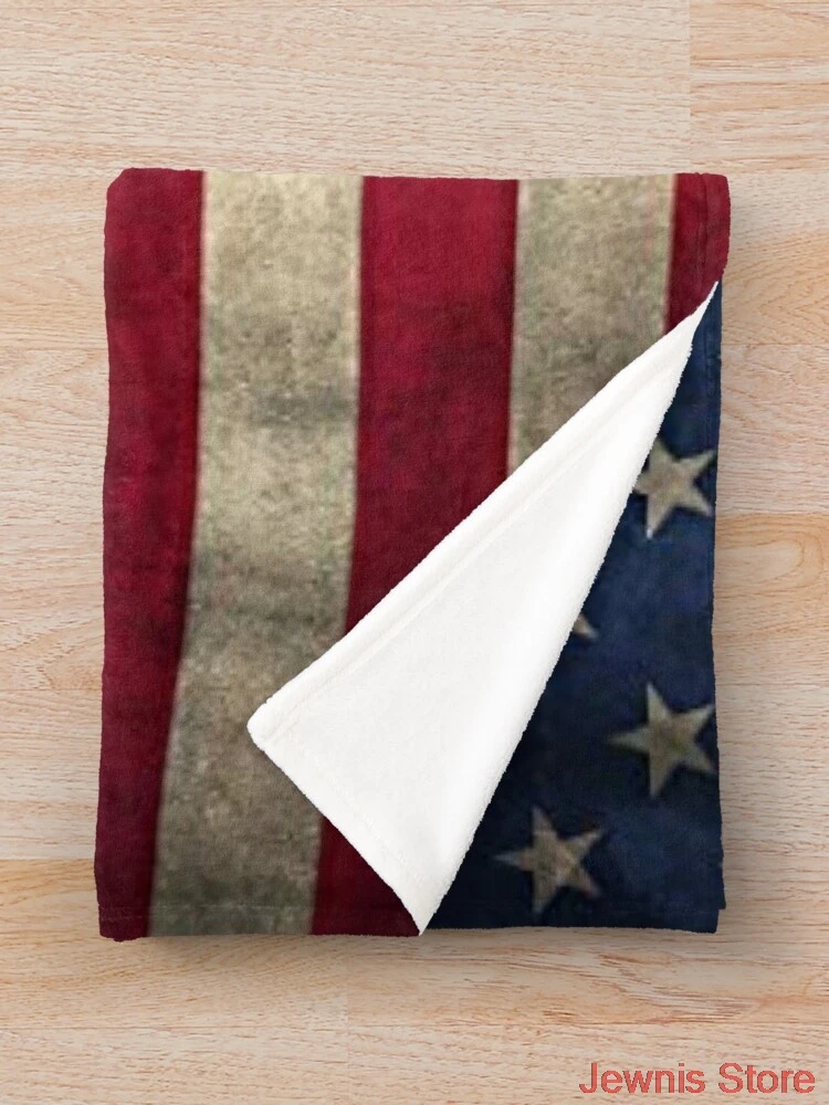 Одеяло с американским флагом флисовое пушистое одеяло s на кровать диван