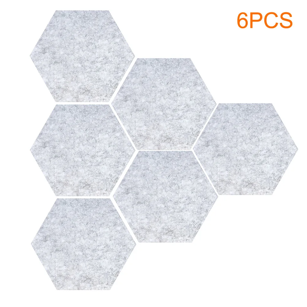 

6pcs Home Decor Drawing Photos Nursery Hexagon Cork Board Modern Memos Display Photography Self Adhesive Bedroom Living Room