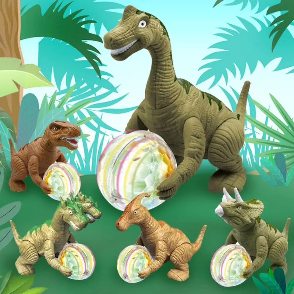 

Kids Sound Effect Triceratops Lighting Early Education Crawling Toys Birthday Gifts Simulation Model Dinosaur Toy