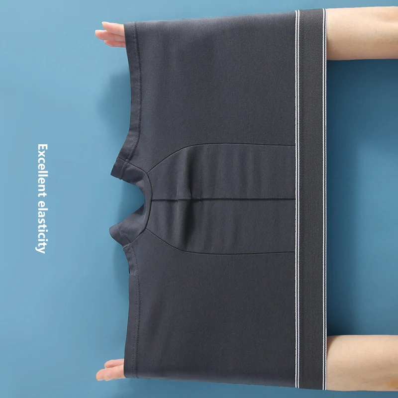 4Pcs/Lot Men's Sexy Underwear Cotton Man Panties Soft Comfortable Solid Color Men Underpants Boxer Home Boxers Black Hot