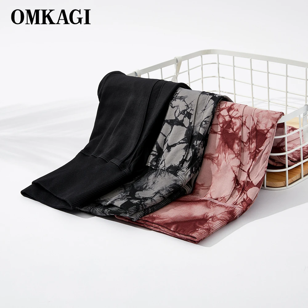 OMKAGI леггинсы для фитнеса Бесшовные Леггинсы Спортивные Женские однотонные