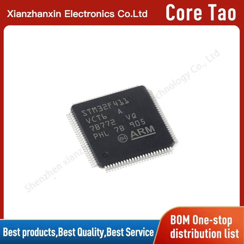 

1PCS/LOT STM32F411VCT6 STM32F411 411VCT6 LQFP100 32-bit microcontrollers MCU