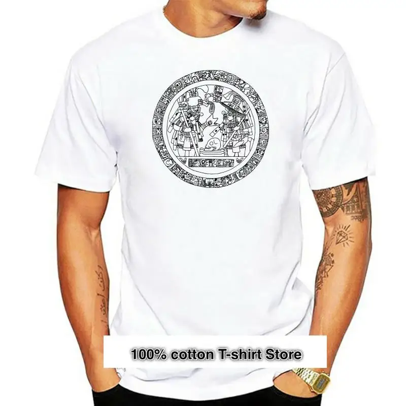 

Camiseta de moda para hombre, camisa de moda MAYAN ALTER CIRCLE унисекс, camiseta de verano 2022