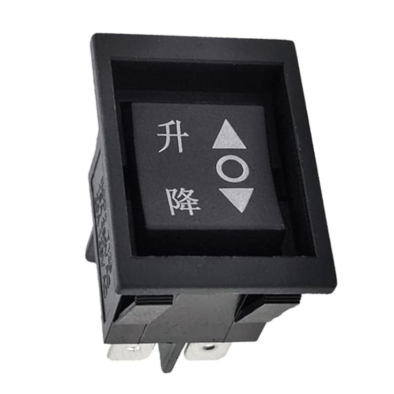 

D0AB 6 Pin 3 Position Boat Rocker Switch On-Off-On KCD4 Snap-in Rocker Switches