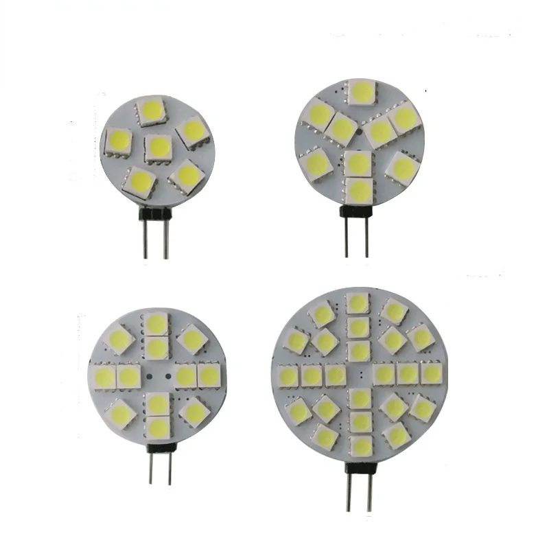 

10PCs G4 Led Round Light Board 9 12 24 Lights 5050 Dc12v Shop Window Cabinet Lights Home Interior Light Decorative Lights