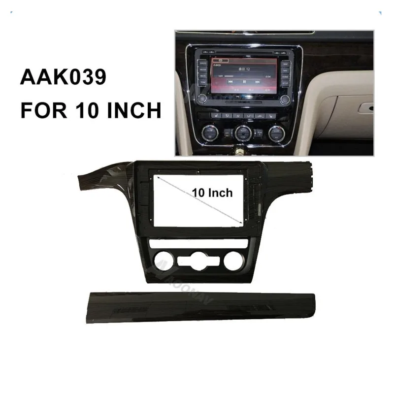 

Автомобильная аудиосистема навигация большой экран автомобильная навигация рамка 10 дюймов Модифицированная лицевая рамка Панель Кронштейн подходит для Volkswagen Passat 2012