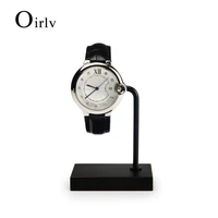 oirlv blackpink metal watch display stand with acylic watch storage rack jewelry organizer holder for shop cabinet