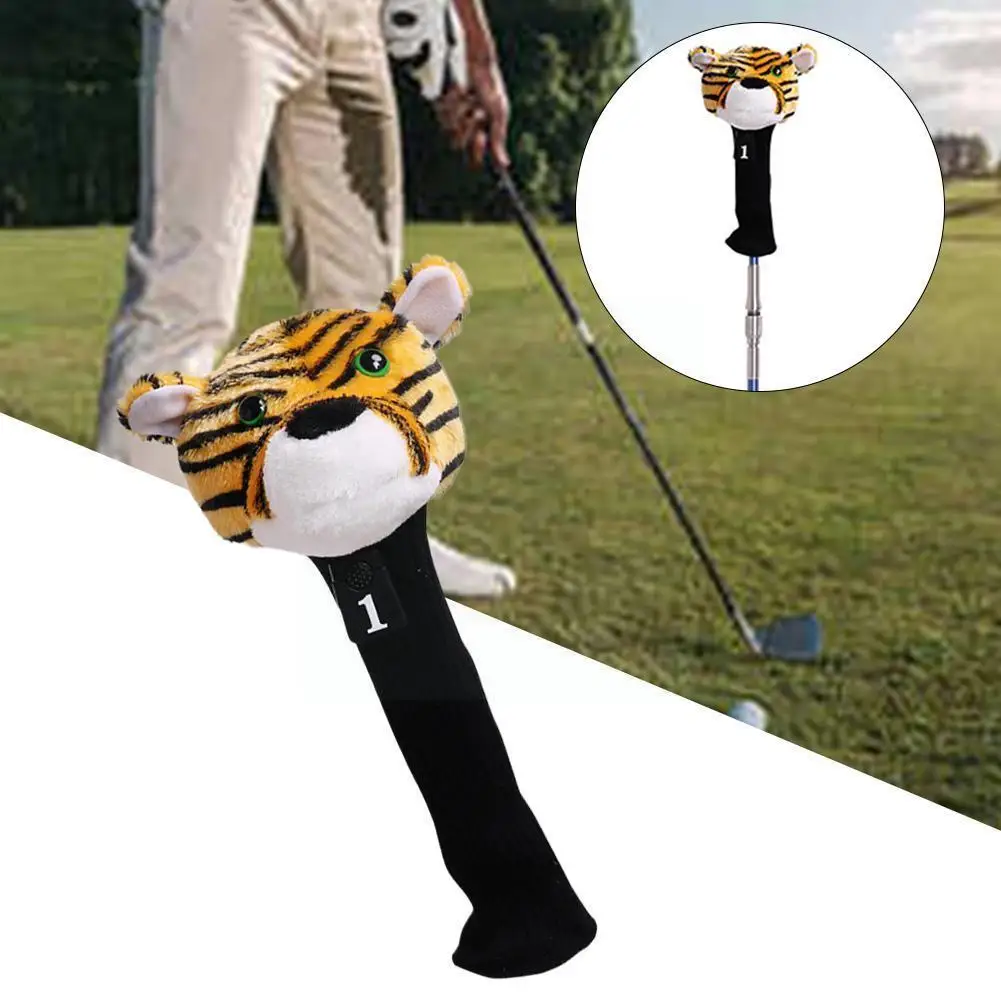 

Animal Golf Club Cover - Wood Driver Cover Tiger And Portable Soft Cute Golf Cover Q5b0