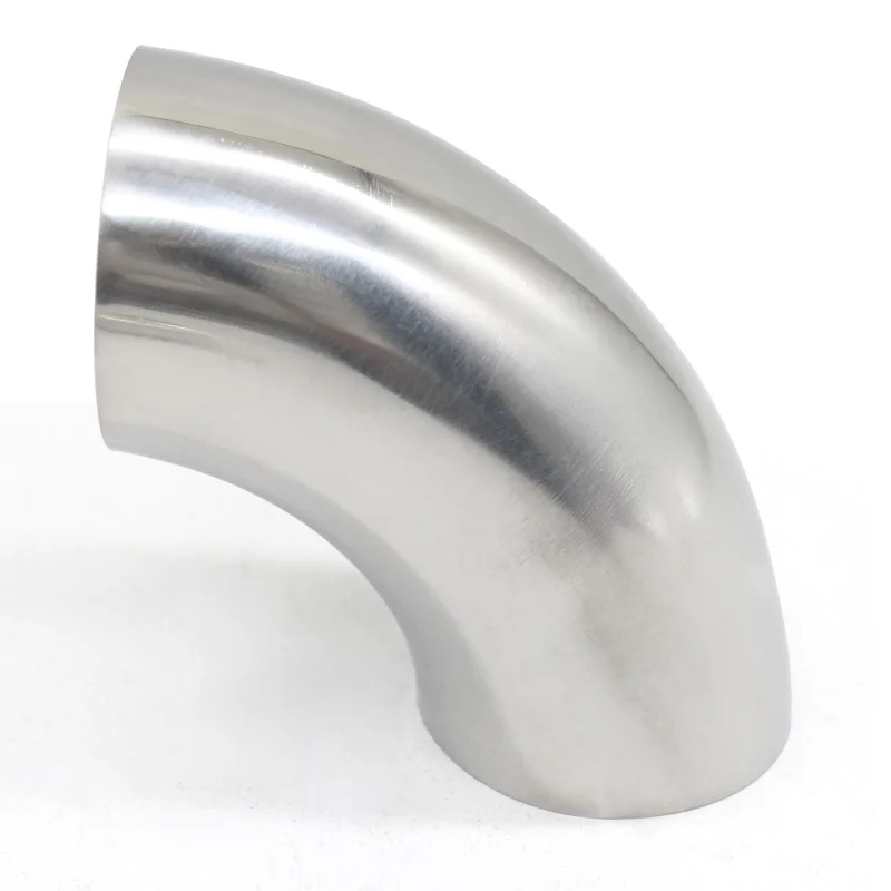 SS304 SS316L Нержавеющая сталь ГОРЯЧИЙ колено для санитарной сварки 90-градусный