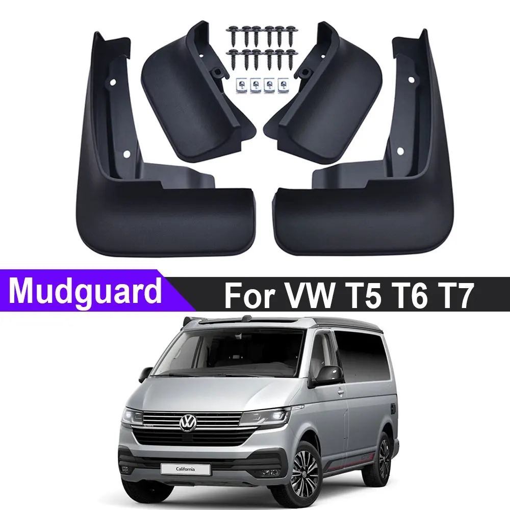 

Брызговики для автомобиля VW Multivan Caravelle T5 T6 T7 2008-2018, аксессуары, брызговики от грязи, брызговики, брызговики, Стайлинг автомобиля