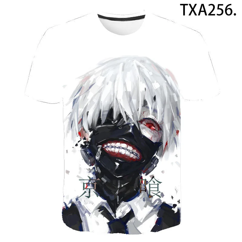 

New Summer Tokyo Ghoul 3D T shirt Men Women Children Casual Fashion Streetwear Boy Girl Kids Printed T-shirt Cool Tops Tee