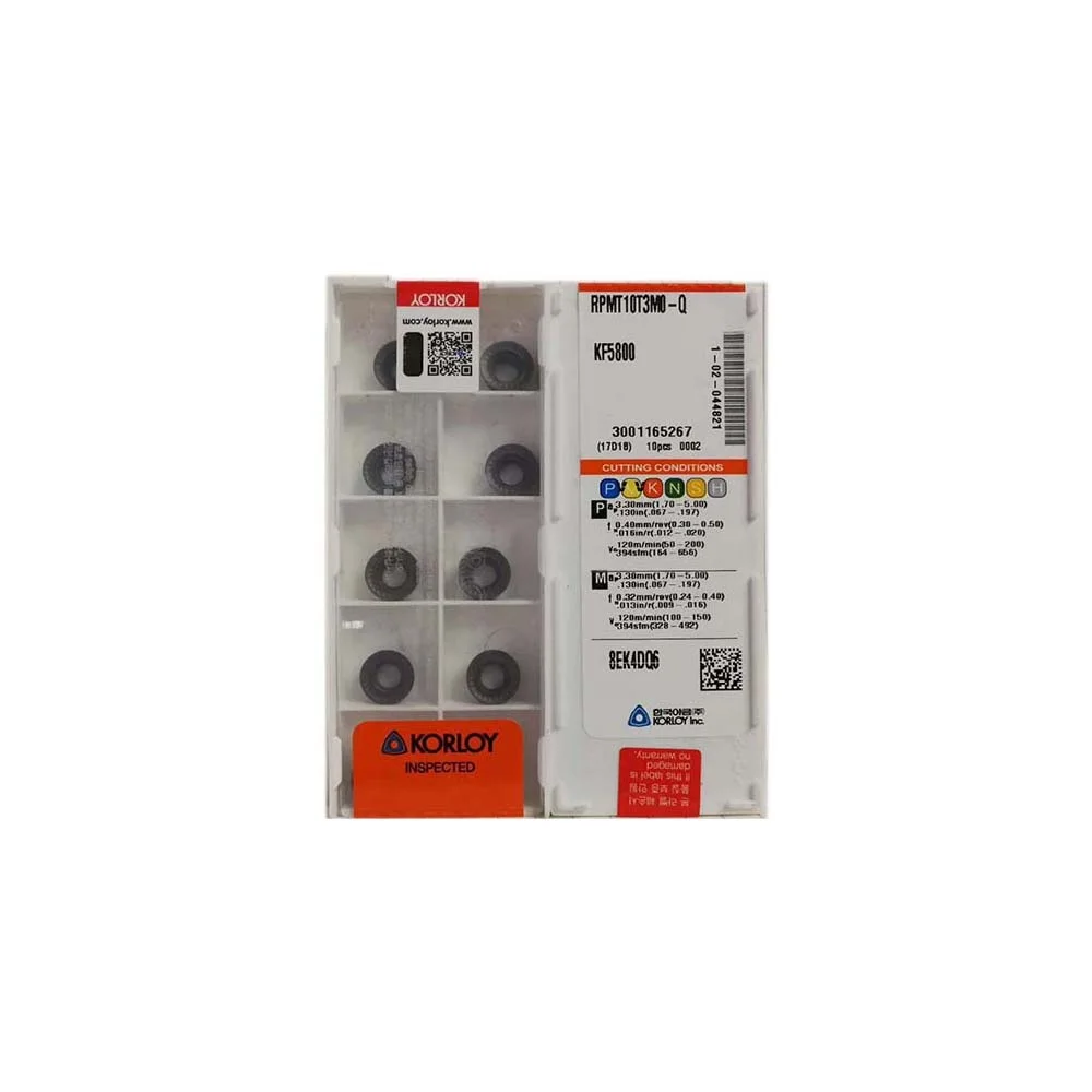 

Korloy фрезерные пластины PC5300 KF5800 набор из 10 штук