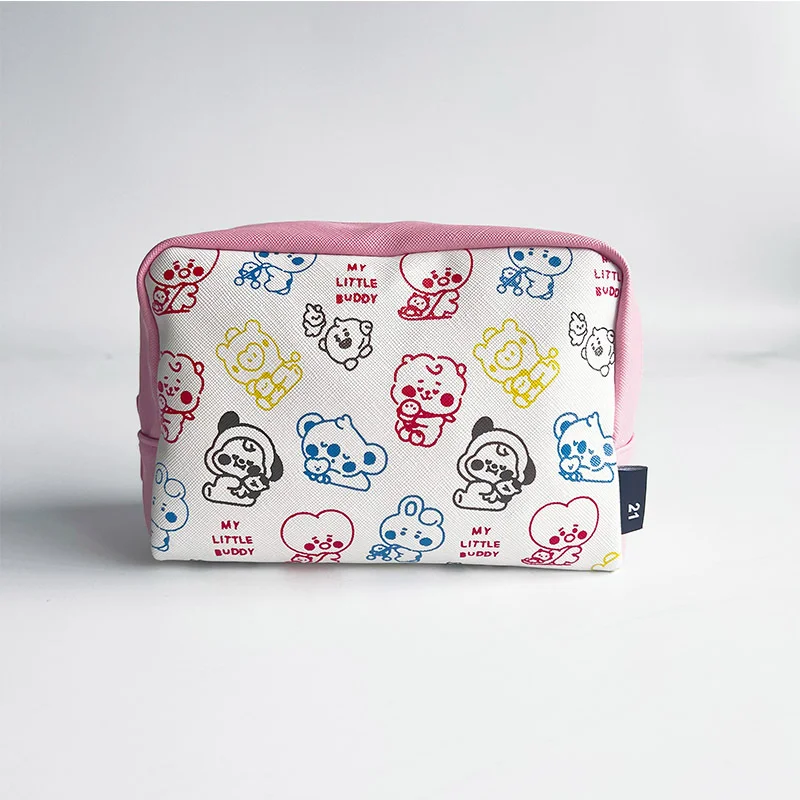 

KPOP Bangtan Boys Cartoon Q Version Hand CosmeticBag PenBag Coin Purse Portable Multifunctional Storage Bag New Fashion Gifts JK