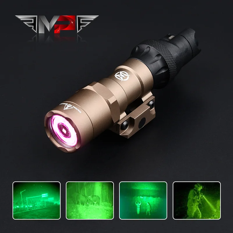 Tactical IR Flashlight M300 M300B Without WhiteLight Fit 20mm Picatinny Rail Wadsn Airsoft Hunting Weapon Scout Light